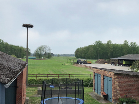 Ausblick aus der Ferienwohnung Flöter
